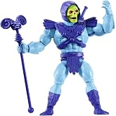 Masters of the Universe Origins Skeletor Action Figure 14cm | MOTU Toy 80s TV Villain Detailed Design with Havoc Staff and Sw