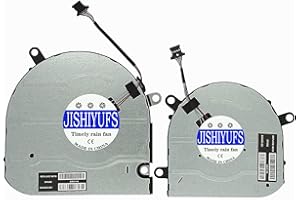 JISHIYUFS Nouveau CPU+GPU Ventilateur de Refroidissement pour HP Envy 15M-EU 15M-ES 15T-ES 15Z-EU 15-EU TPN-W149 TPN-W150 Series M45465-001 M45466-001 EG50040S1-1C400-S9A EG50040S1-1C410-S9A DC5V