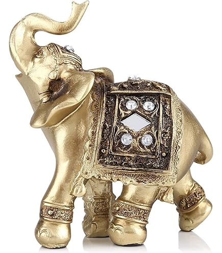 Guru-Shop Elefante Deco Dall`India, Dipinto, Elefante Di