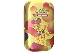 Pokémon TCG: Scarlet & Violet—151 Mini Tin – Kadabra (2 Booster Packs, 1 Coin & 1 Art Card)
