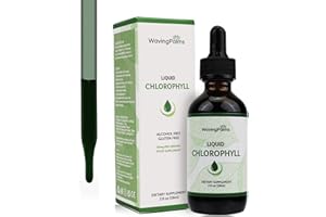 WAVING PALMS Liquid Chlorophyll Drops, Chlorophyll Liquid Drops for Water, Chlorophyll Liquid Drops Energy Boost Immune System Support