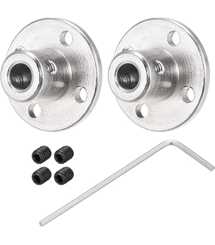 Accouplement Rigide Arbre 8mm à 8mm - Alliage Aluminium, L25mm, D14mm - Kit 4 Pièces Avec Vis - Pour CNC, Imprimante 3D, Robotique