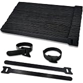 Cable Ties, 100 Pieces Reusable CablesTies Organizer, 200 mm x 12 mm Size Ribbon for Cables, Cable Holders, Cable Clamp, Stri