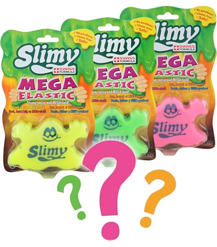 Slimy Mega Stretch Y 500 G En Bleu - Pâte De Jeu Originale Mega Slime Pour Enfants - Slime Extrêmement Extensible Dans Une Boîte Cadeau - Pâte De Jeu à Partir De 3 Ans
