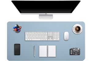 DOBAOJIA Large Desk Pad XXXXL, Desk Mat, Desk Protector, Writing Pad, for Laptop/Keyboard/Mouse, Waterproof Polyurethane Leather + Non-Slip Suede, 120 x 43 cm