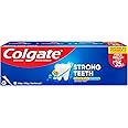 Colgate Strong Teeth Toothpaste, 300g, India's No: 1 Toothpaste Brand, Calcium-boost Tooth Paste for 2X Stronger Teeth, Whitens Teeth, Fresh Breath & Prevents cavities (Combo Pack Offer)