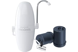 AQUAPHOR Système de Filtration Moderne avec Technologie Aqualen. Filtre Les métaux Lourds, Les pesticides et Les substances impairées par Bouton telles Que la Chlorine et réduit la dureté de l'eau,