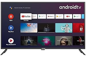 Linsar TVs 1080p (32" Android Smart TV) 32 pulgadas (80 cm), LED TV con Google Assistant, WiFi, Bluetooth, HDMI y USB, Netflix, Prime Video, Youtube