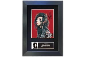 MAGENTA MANAGE ANDY BIERSACK Black Veil Brides Signed Reproduction Autograph Mounted Photo Print A4#530