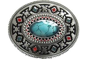 JEAN'S FRIEND JEANSFRIEND New Vintage Classic Enamel Celtic Oval Southwest Hebilla del cinturón Belt Buckle