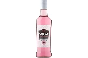 V-Kat Pink Schnapps, Mixed Berry Dry Schnapps, Fruity Pink Drink for Mixing & Cocktail Making, Artisan Liquor 15% Alcohol Drink, Classic V Drink Cocktail Ingredient & Spritzer for Home Bar, 70cl