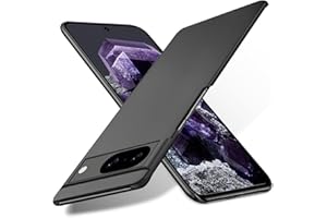 Bastmei Etui do Google Pixel 8, niezwykle lekkie, ultralekkie, super cienkie etui ochronne na aparat, twarde etui z poliwęglanu do Google Pixel 8 (czarny żwir)