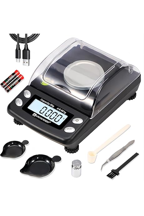 Bilancia Digitale Portabile Da 500g/0.01g - Per Gemme, Monete E Piccoli Oggetti - Foto 7