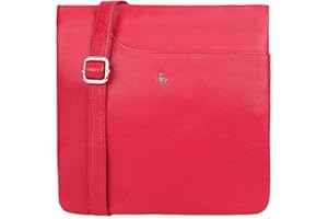 Lloyd Baker Genuine Leather Crossbody Bag, Soft Shoulder Handbag with Adjustable Strap, Phone Bag, Compact Size with Multiple Compartments, KANATAL