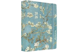Kokonote Academic Diary 2025-2026 Week To View - Van Gogh Diary | Academic Planner 2025-2026 With Stickers, Student Essentials For University, Back To School Stationery, Van Gogh Gifts