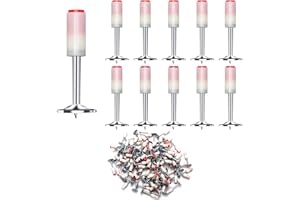 HCUNBSU 100 Pièces Clou Beton, 7.3 mm Clous Ronds, Clous pour Pistolet à Clous, Accessoires de Pistolet a Clou, L'outil Parfait pour Fixation de Conduit Câble