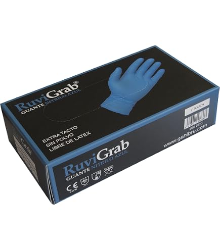 Gebol Blue Nitril Comfort, 100 guanti usa e getta, taglia XL (Gr 10), di alta qu