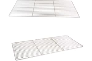 WIMI Grillrost 55 x 35 cm aus Edelstahl rostfrei und elektropoliert