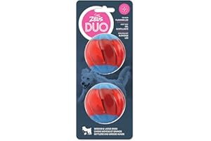 Zeus Juguete Interactivo para Perros Duo Pelota con LED, 6,3cm, 2ud
