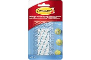 CRAZZYVALUE, Decorating Hooks Clips, Self-Adhesive Strips Wall Hanging Fairy Lights, Transparent - Hanging Clips for Decorations and Fairy Lights, Wall Adhesive – Damage-Free Hanging