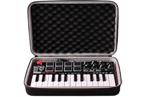L LTGEM Travel Hard Carrying Case for Akai Professional MPK Mini MK3 / Play MK3 / MKII/Play 25 Key USB MIDI Keyboard Controller (Case Only)