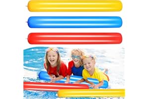 GIUGIO Nouille de piscine, gonflable, pour le bain ou l'aquasport, barre de natation, durable, creuse, jouet pour enfants et adultes