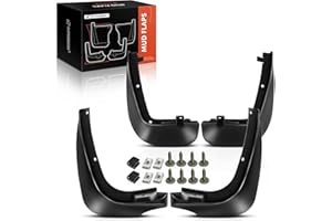 A-Premium Set of 4PCS Mud Flaps Splash Guards Mudguards Mudflaps with Hardware Kits Accessory Compatible with Mini F60 Cooper Countryman 2017-2022, Hatchback, Front and Rear (Driver & Passenger Sides)