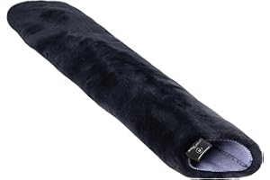 Werner Christ Lammfell Gurtschoner Horse – Sattelgurtschoner aus echtem Lammfell, idealer Schutz für den Sattelgurt und Ihr Pferd, Länge 50cm & 80cm, in Natur, anthrazit, braun, schwarz