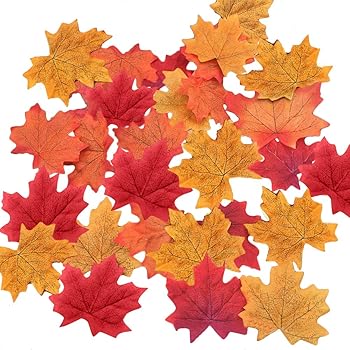 Herbst Girlande 2 Stück - 1,7m Künstliche Ahornblätter Deko