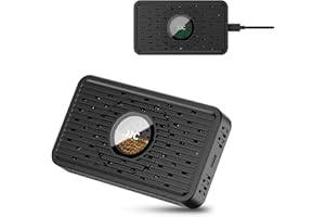 JJC Pojemnik na żel krzemionkowy wielokrotnego użytku, przenośny żel krzemionkowy, pochłaniacz wilgoci z reaktywacją typu C (pomarańczowy do zielonego), do aparatów fotograficznych, skrzynek na