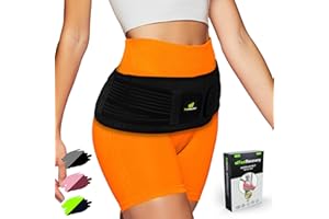 Pas Biodrowy Sacroiliac SI Kobiet i Mężczyzn - Orteza Biodra dla Ból Rwy Kulszowej i Staw Krzyżowo-Biodrowy - Pas Biodrowy Ortopedyczny Miednicy, Pleców i Ulga w Bólu Nóg - Neoprenowe (Czarny, S/M)