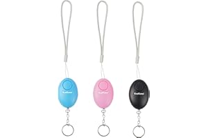KamKorda Personal Alarm | Panic alarm for Women and men | Personal Siren | 140DB Super-Loud | 3 Pack with Batteries Panic & Safety Alarms Protect Yourself with Our Personal Alarms & Rape Attack Alarm