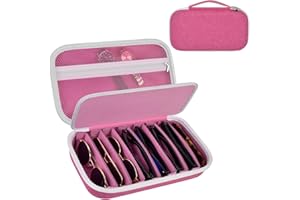 Grapsa Brillenbox für Mehrere Brillen Sunglasses Organizer für Glapeame/für Wrimen, Brillenbox für Mehrere 8 Sonnenbrillen Aufbewahrung, Uhren, Accessoires- L(nur Tasche)