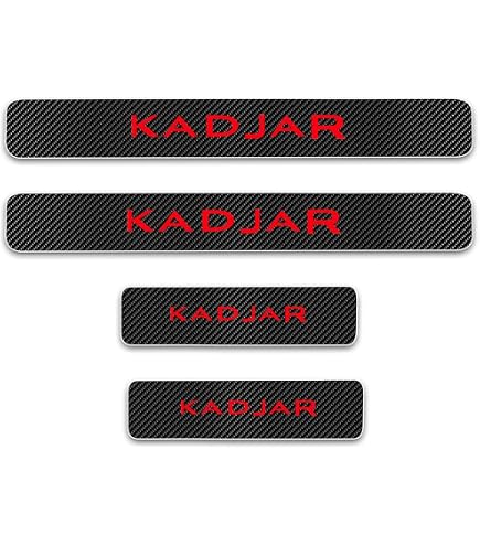 AVNEGHK 4 Pcs Stainless Steel Car Door Sill Protector For Nissan X-Trail X Trail Xtrail 2014 2015 2016 2017 2018 2019 2020, Welcome Pedal Guard Kick Plates Threshold Cover Auto Accessories