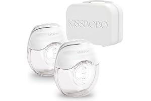 KISSBOBO sacaleches electricos,ligero delgado,con lo esencial para la lactancia materna, ideal para mamás, regalo ideal para amigos y parejas, set de regalo(Blanco 2 piezas)