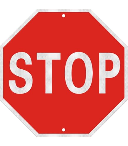 Stop Sign – Graffiti Resistant Sign - 3M Diamond Grade - High