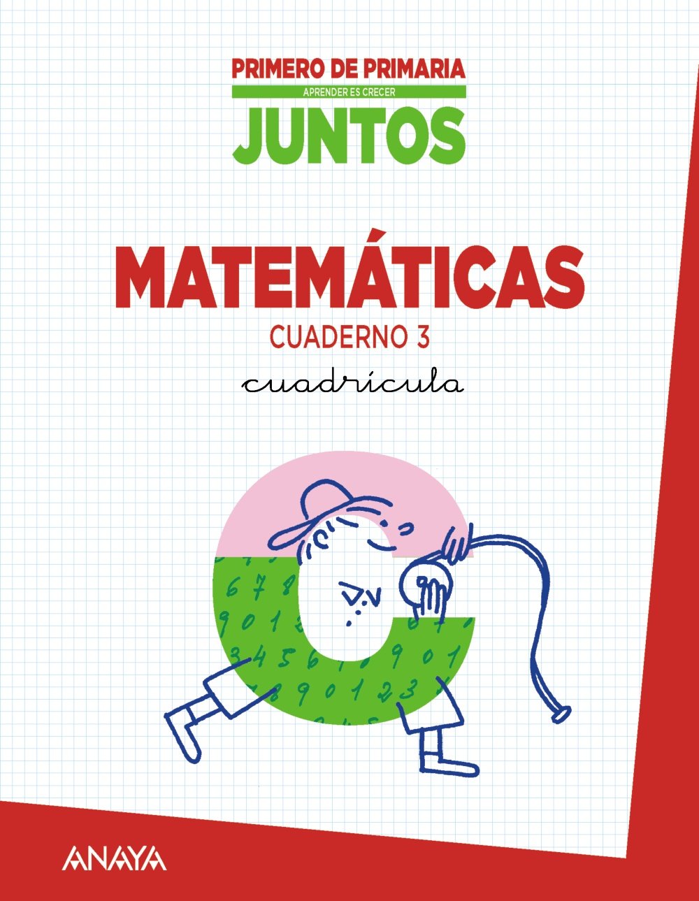 Aprender Es Crecer Juntos. Cuadrícula. Cuaderno De Matemáticas 3