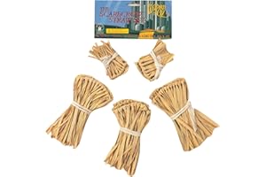 RUBIES Rubie's Official Scarecrow Straw Kit Fancy Dress Costume - One Size, Brown