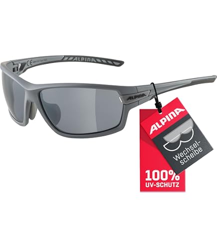 Gafas Deportivas ALPINA Tri-scray 2.0 - Unisex Adulto, Cristal Espejo, Tecnología Twist-Fix