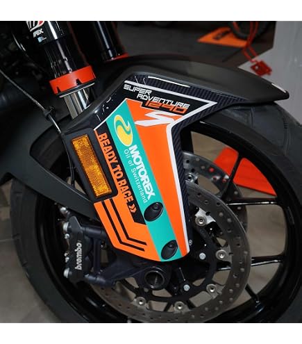 Kit Autocollant 3D compatibles avec KTM 1290 Super Adventure R 2020 Garde-Boue