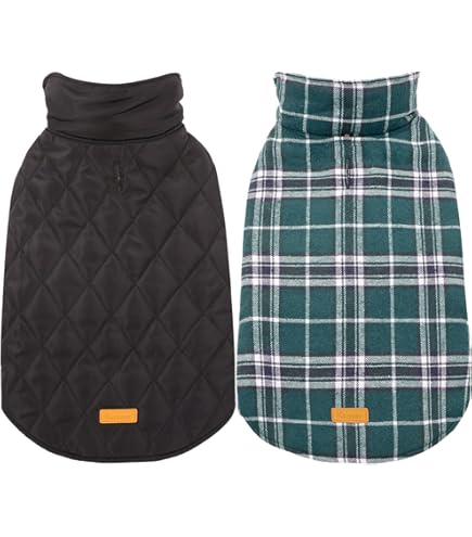 Hjyokuso Jas voor teckel, hondenjas met warme fleecevoering, waterdichte hondenjas voor dwergteckel, winterjas voor dwergteckel, teckelkleding, worstenjas voor hond - rood, XS