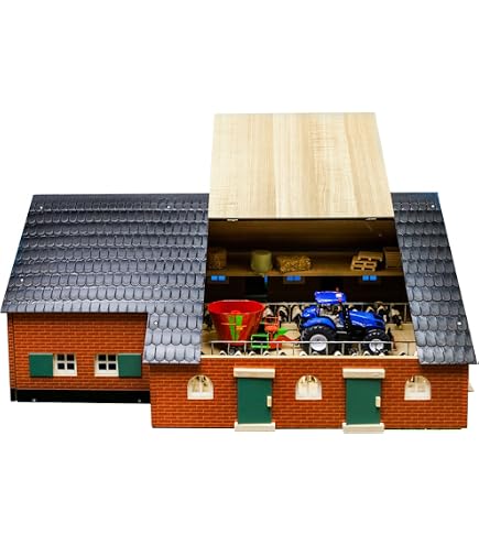 BIG PlayBIG Flizzies Bauernhof – Spielset Mit Traktor, Aufzug & Beweglichen Elementen