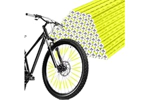 flintronic Reflector de Bicicleta 48/96 Piezas,Clip Reflectante de Ciclismo,Reflector de Rueda de Ciclo de Bicicleta para Adultos