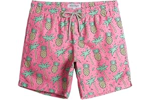 MaaMgic Bañador Hombre Shorts de Baño Shorts de Playa Traje de Baño para Natación Secado Rápido para Vacaciones