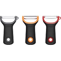 Juego De 5 Peladores De Acero Inoxidable - Incluye Pelador En Y, Pelador Recto Y Cortador, Para Frutas Y Verduras
