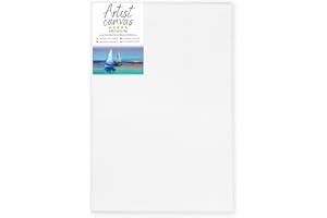 GP TONER Tela per Dipingere, Tele Dipingere Cotone Bianco, Forniture per artisti, strisce di legno di varie dimensioni 70x90 cm