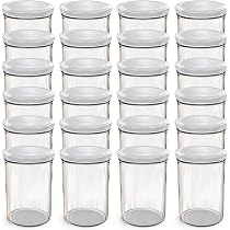 Oputec Lot de 24 bocaux de 440 ml avec couvercle à visser TO 82 blanc – Parfait pour les confitures, les confitures et plus encore, grands bocaux avec couvercle, idéal comme pots à confiture et bocaux Oputec Lot de 24 bocaux de 440 ml avec couvercle à visser TO 82 blanc – Parfait pour les confitures, les confitures et plus encore, grands bocaux avec couvercle, idéal comme pots à confiture et bocaux