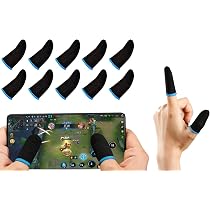 Manette Mobile Ozkak 6 Doigts - Pour PUBG IOS/Android - Largeur 7-9.5cm - Sans Bluetooth