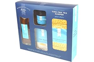 BAYTRADE Tea Gift Set - Highland Shortbread Biscuits - Fruit Cake - 40 Tea Bags - Jam Preserve - Afternoon Tea Hamper Collection
