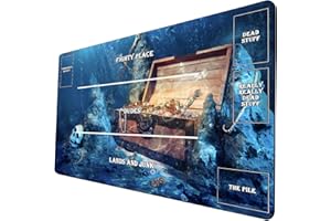 DYETEE board game starlight TCG Playmat -Starry Sky MTG Playmat - Also Great as a Mouse Pad 4 With Zones04